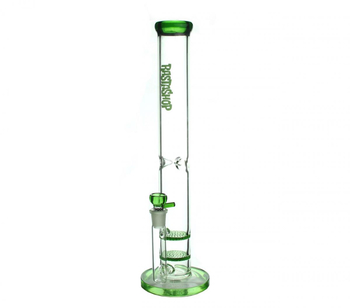 Бонг Rastashop 2xHoneycomb Green Percolator ДИСКОНТ 6 - Уценка - Магазин домашних увлечений homehobbyshop.ru