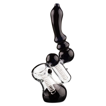 Бонг Grace Glass | Saxo Series Black Bubbler ДИСКОНТ - Уценка - Магазин домашних увлечений homehobbyshop.ru